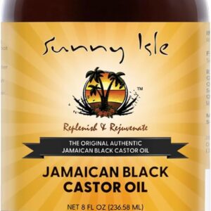 sunny isle jamaican black castor oil, natural moisturizer for hair, scalp and skin
