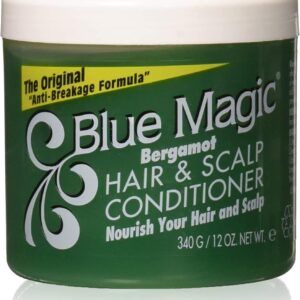 blue magic conditioner, hair & scalp, bergamot, 12 oz