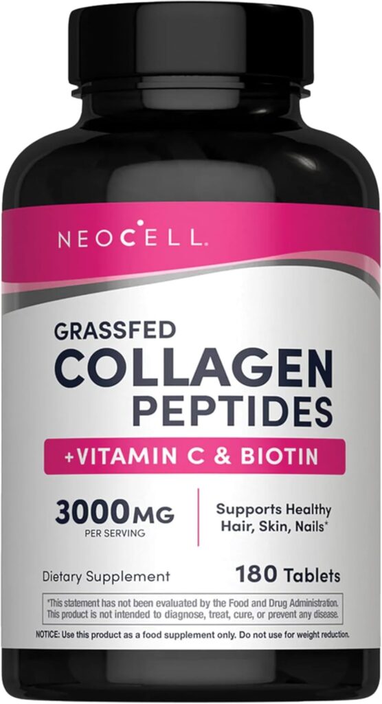 neocell super collagen, vitamin c + biotin 180 tablets