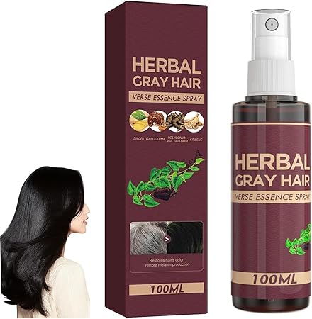herbal gray hair spray for natural hair color coverage & instant gray coverage herbal gray hair spray for natural hair color coverage & instant gray coverage