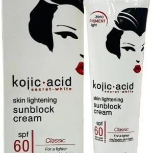 skin lightening sunblock cream, spf 60, uva/uvb protection, 100ml