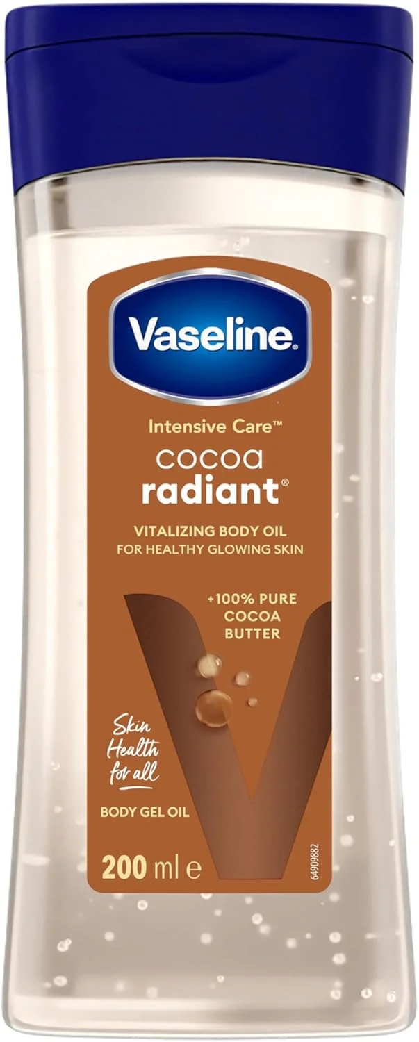 vaseline intensive care cocoa radiant vitalizing body lotion for soft, glowing skin