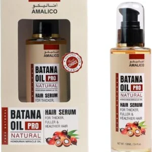amalico batana oil pro natural shampoo, honduran miracle oil, for thicker fuller hair